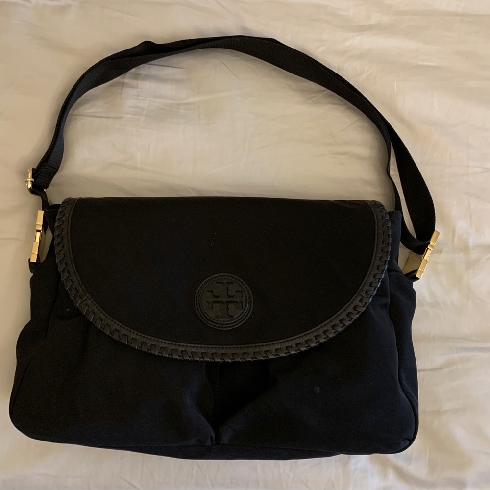 Tory Burch diaper baby bag black